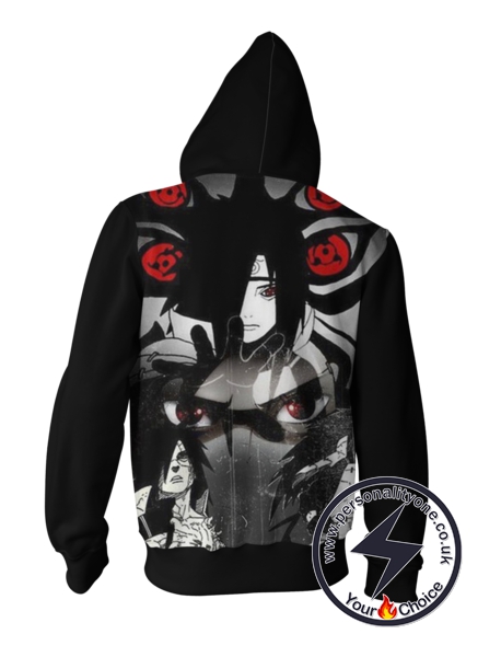 Naruto - Madara Uchiha ZipUp 3D - Naruto Hoodies Jackets